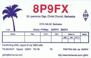 8P9FX QSL image awaited.